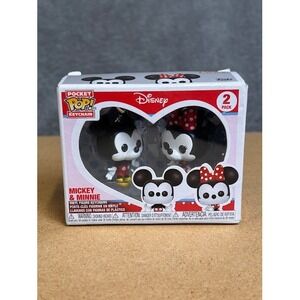 Funko‎ Pop Pocket Keychain Disney Mickey and Minnie Mouse 2 Pack Valentine Day